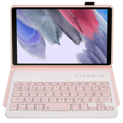 A220 for Samsung Galaxy Tab A7 Lite 8.7-inch T220/T225 Tablet Stand Cover Leather Protective Case + Bluetooth Keyboard