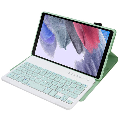 A220 for Samsung Galaxy Tab A7 Lite 8.7-inch T220/T225 Tablet Stand Cover Leather Protective Case + Bluetooth Keyboard