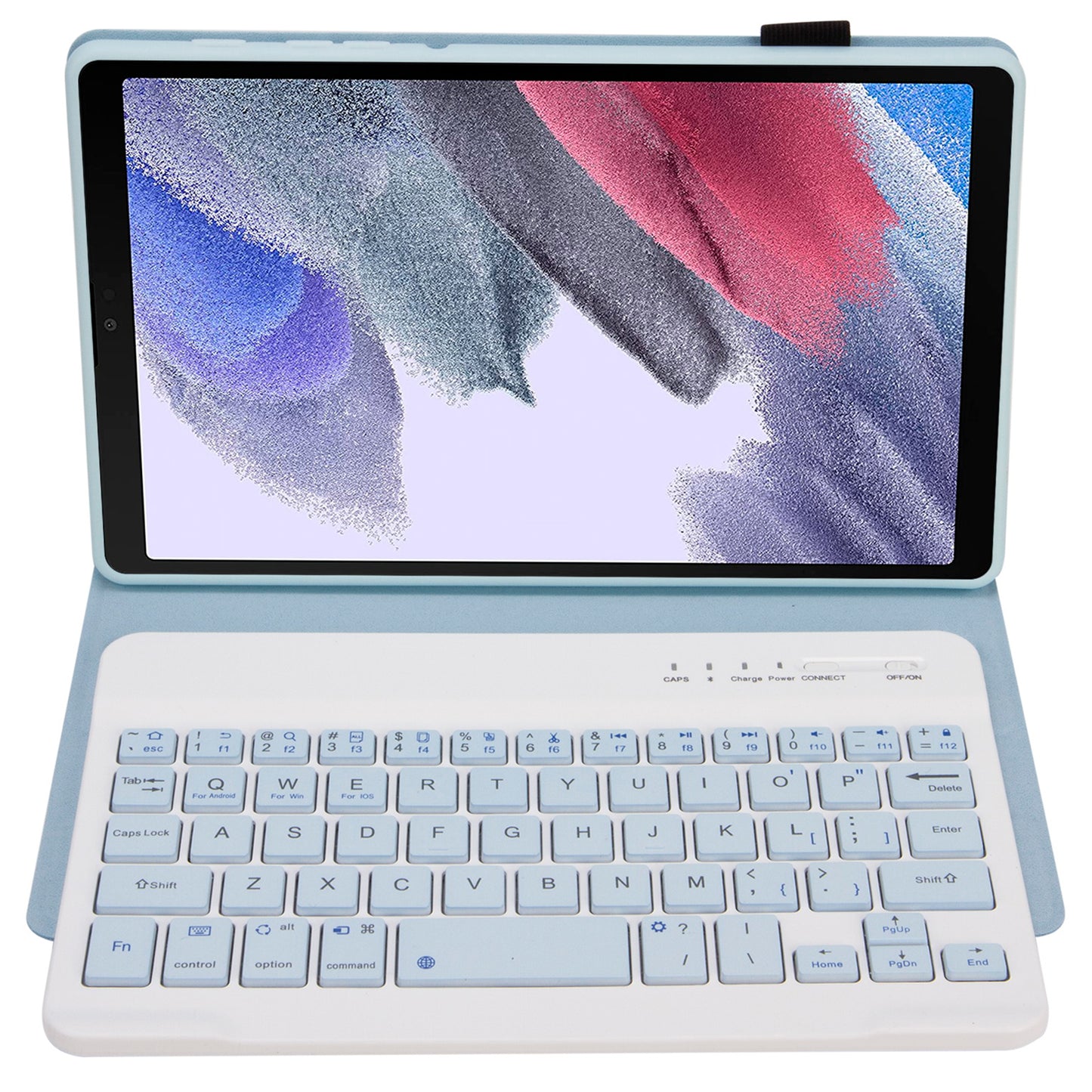 A220 for Samsung Galaxy Tab A7 Lite 8.7-inch T220/T225 Tablet Stand Cover Leather Protective Case + Bluetooth Keyboard