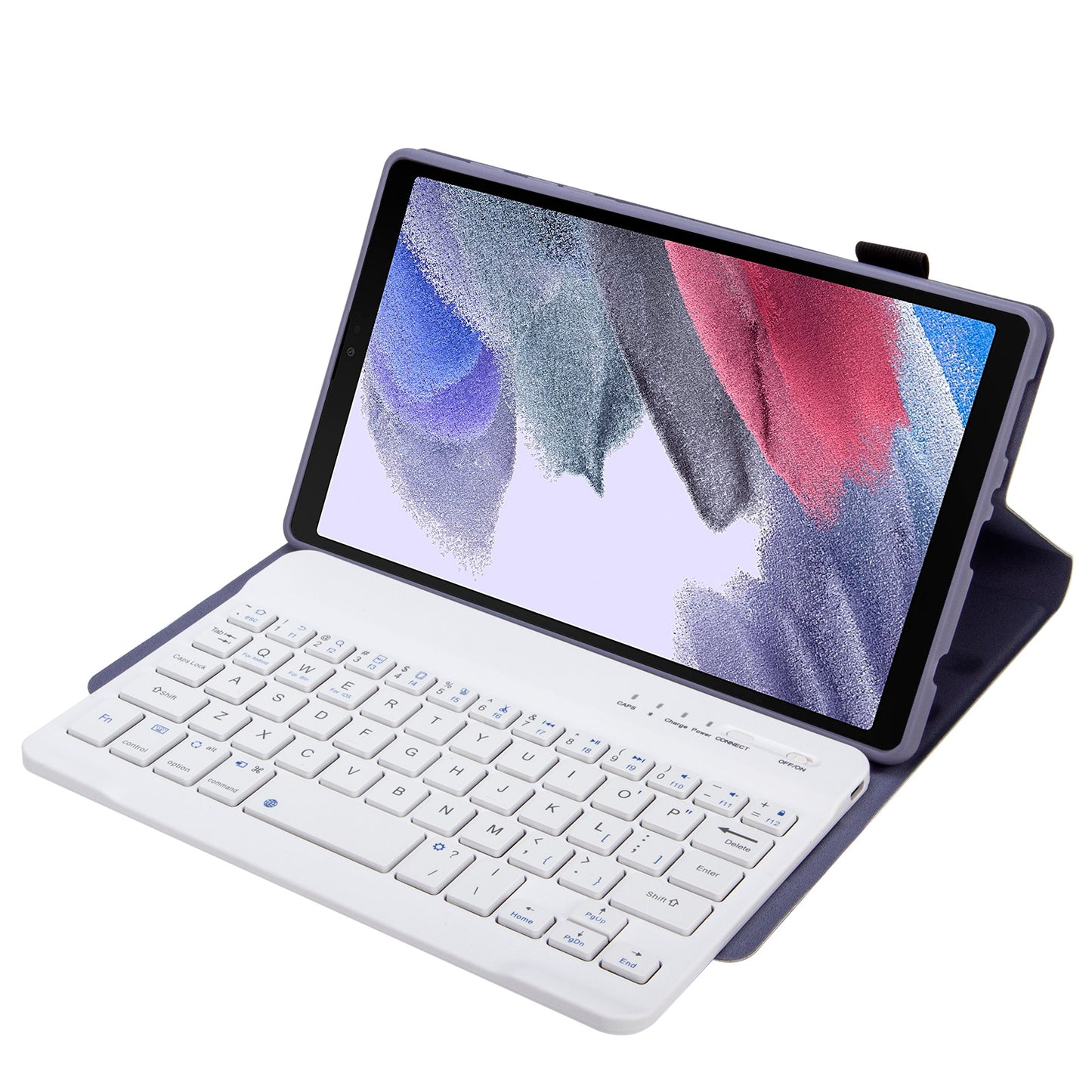 A220 for Samsung Galaxy Tab A7 Lite 8.7-inch T220/T225 Tablet Stand Cover Leather Protective Case + Bluetooth Keyboard