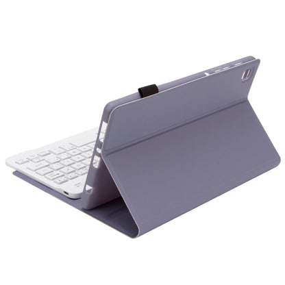 A220 for Samsung Galaxy Tab A7 Lite 8.7-inch T220/T225 Tablet Stand Cover Leather Protective Case + Bluetooth Keyboard