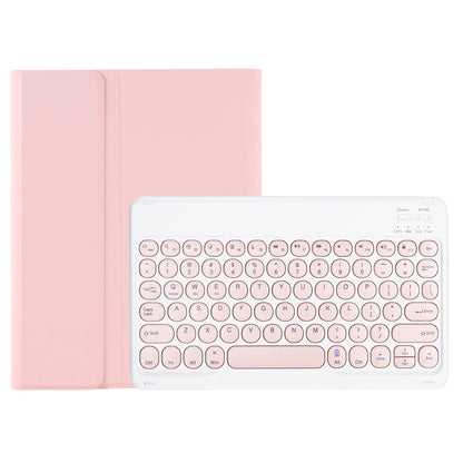 YA700B for Samsung Galaxy Tab S8 11-inch 2021 (X700/X706)/S7 11-inch (T870/T875) Candy Color Leather Bluetooth Keyboard Cover + TPU Inner Case with Pen Slot Design