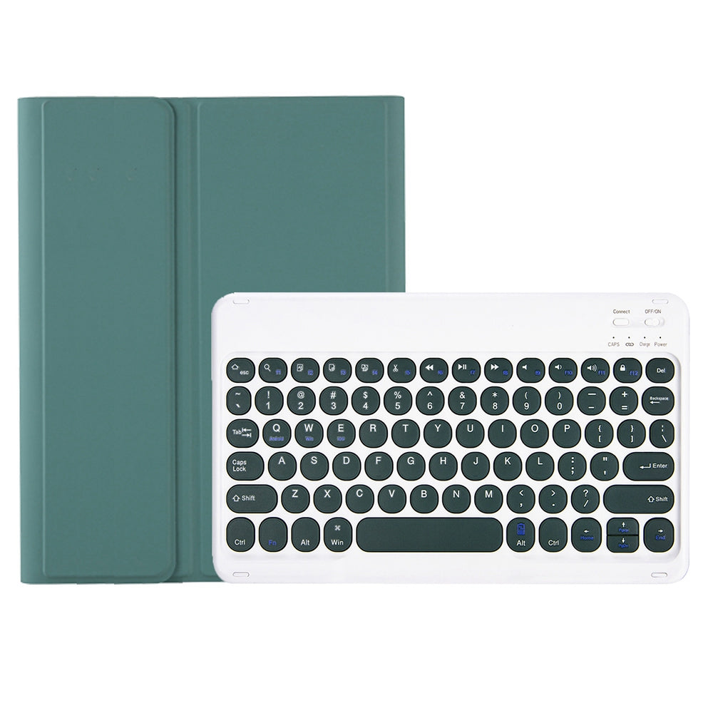 YA610B For Samsung Galaxy Tab S6 Lite (2022) 10.4 (P610/P615) Anti-Scratch Protective Case with Round Keys Bluetooth Keyboard Shockproof Stand Leather Cover