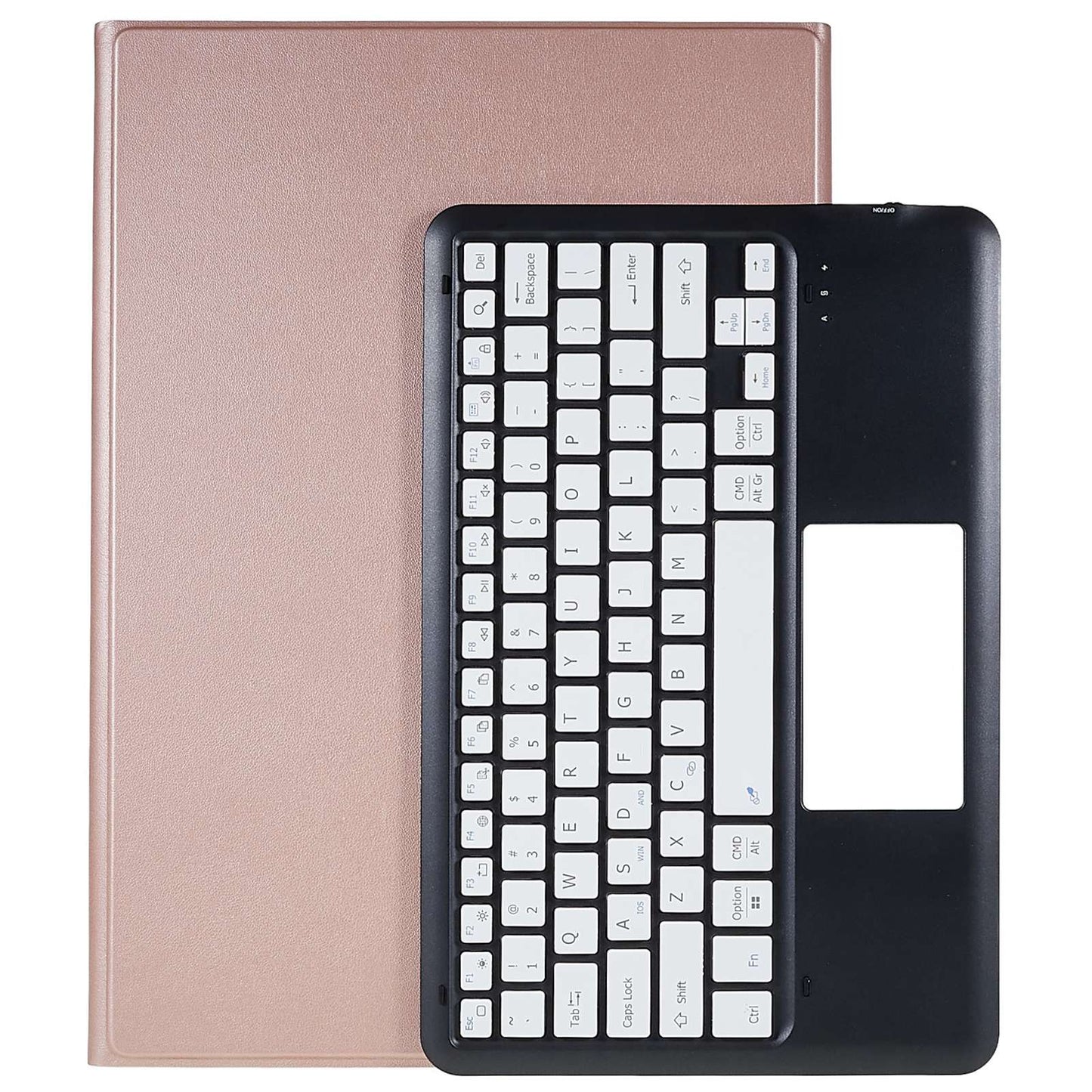 T900B-A  For Samsung Galaxy Tab S8 Ultra 14.6 inch Removable Bluetooth Keyboard with TouchPad Protective Cover Stand Case with Pencil Slot