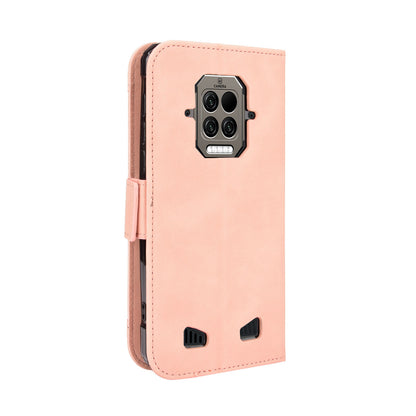 Phone Flip Cover Shock Resistant Phone Cover Leather Phone Wallet Stand Protective Case for Doogee S86 / S86 Pro