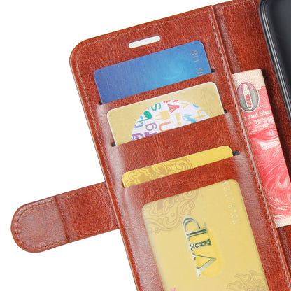 Crazy Horse PU Leather Wallet Mobile Phone Shell for Nokia 8