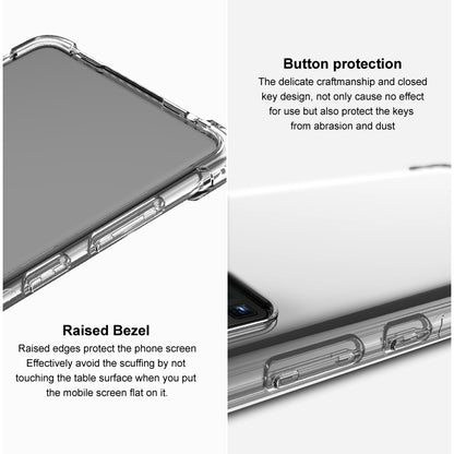 IMAK Well-Protected Sheer Flexible TPU Case with High Definition Screen Protector for Nokia X10/X20