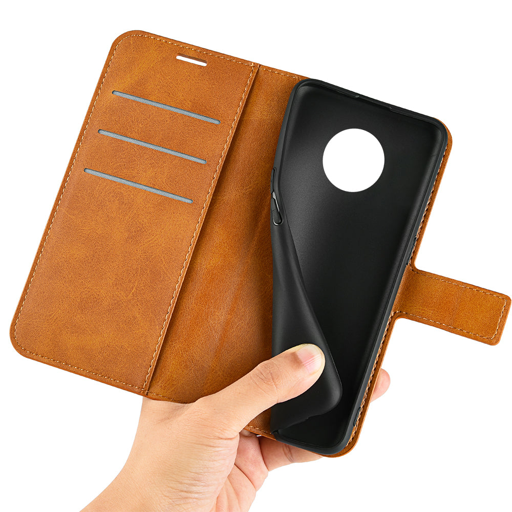 PU Leather Stand Phone Cover Shockproof TPU Interior Protective Wallet Case for Nokia G50 5G