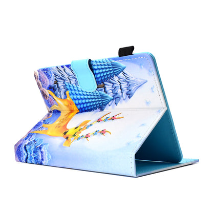 Patterned Universal 8-inch Tablet PU Leather Wallet Case for Lenovo Tab 4 8, etc