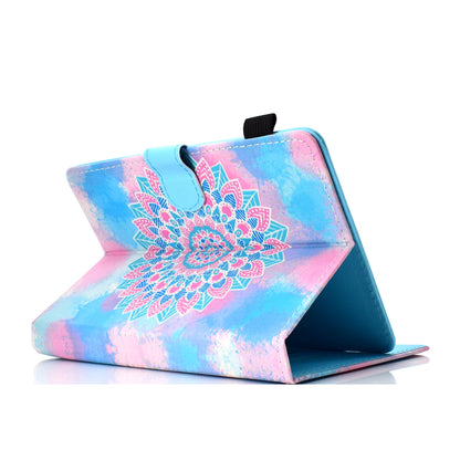 Patterned Universal 8-inch Tablet PU Leather Wallet Case for Lenovo Tab 4 8, etc