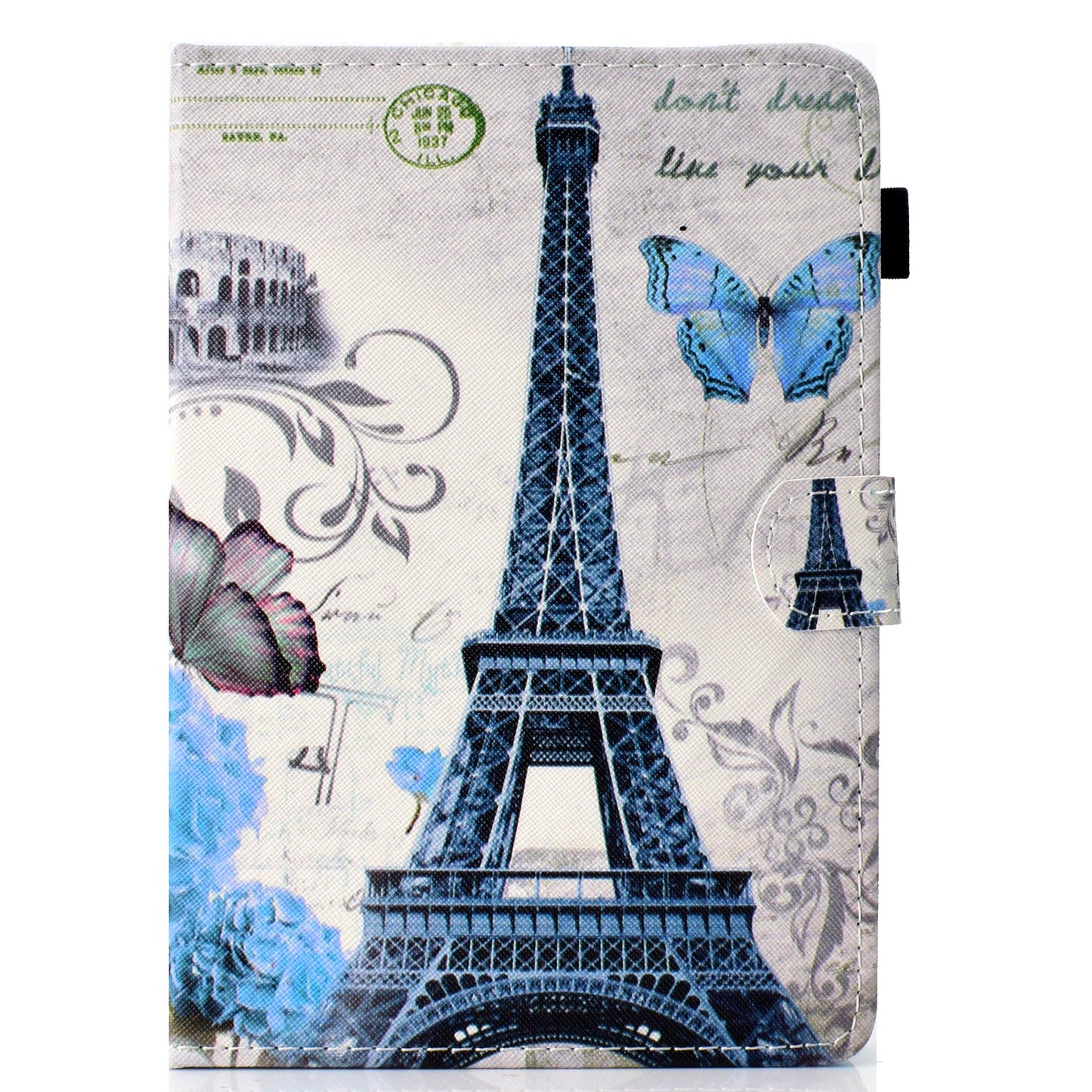 Patterned Universal 8-inch Tablet PU Leather Wallet Case for Lenovo Tab 4 8, etc