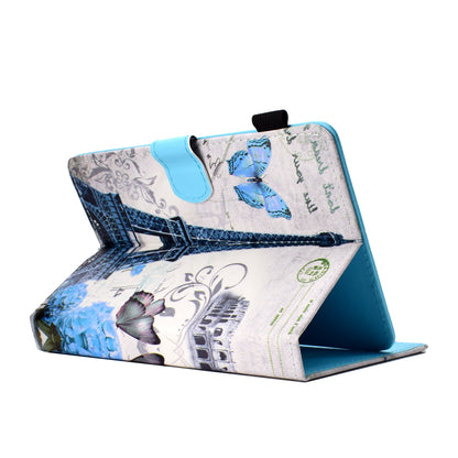 Patterned Universal 8-inch Tablet PU Leather Wallet Case for Lenovo Tab 4 8, etc