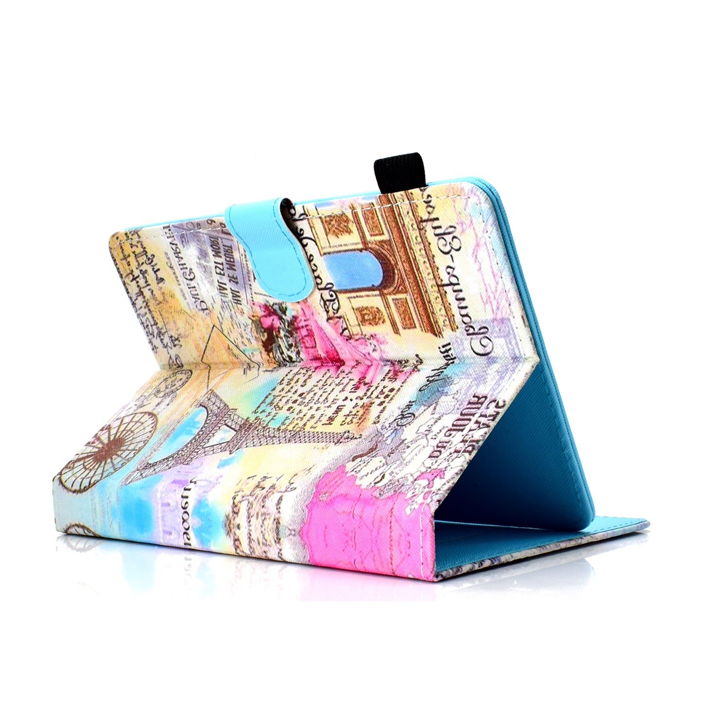 Patterned Universal 8-inch Tablet PU Leather Wallet Case for Lenovo Tab 4 8, etc