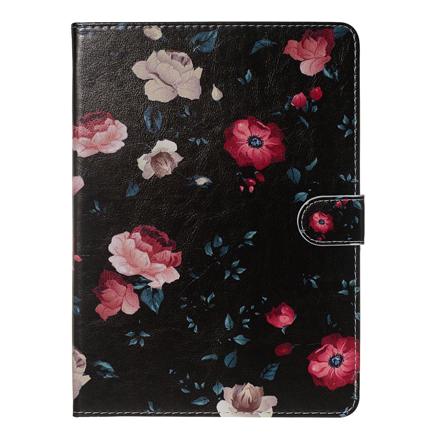 Pattern Printing Universal Leather Wallet Case for 10-inch Tablet PC