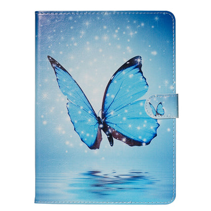 Pattern Printing Universal Leather Wallet Case for 10-inch Tablet PC