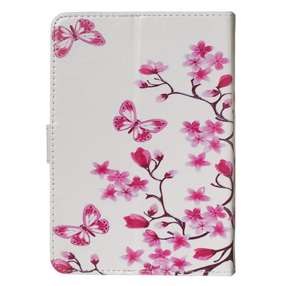 Pattern Printing Universal Leather Wallet Case for 10-inch Tablet PC