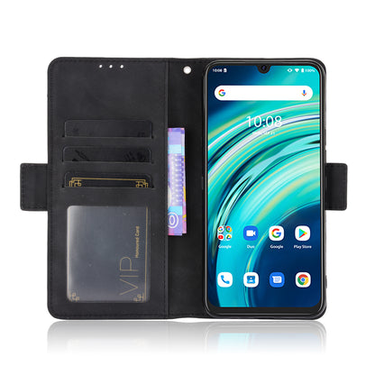 Multiple Card Slots Wallet Stand PU Leather Mobile Phone Cover Case for Umidigi A9 Pro