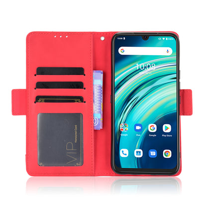 Multiple Card Slots Wallet Stand PU Leather Mobile Phone Cover Case for Umidigi A9 Pro