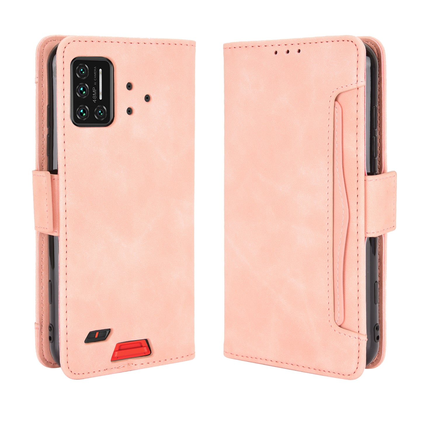 Leather Phone Wallet Design Stand Feature Protective Cover Case with Multiple Card Slots for UMIDIGI Bison