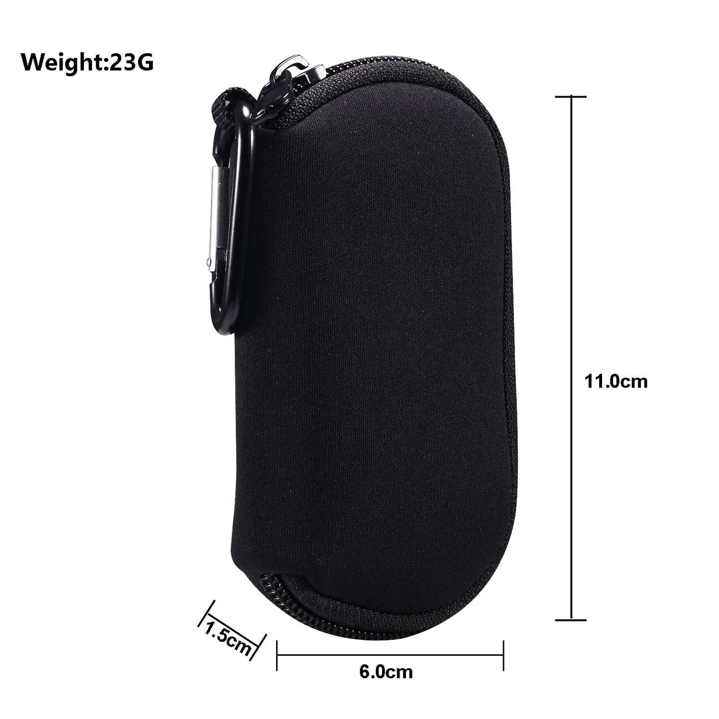 Portable Nylon Cover Case Earphone Protector Bag with Carabiner for Apple AirPods Pro