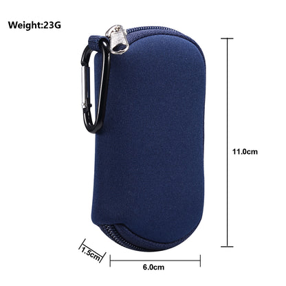 Portable Nylon Cover Case Earphone Protector Bag with Carabiner for Apple AirPods Pro