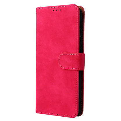 Skin-touch Feeling Full Protection Stand Wallet Leather Phone Cover Case for TCL 10 SE