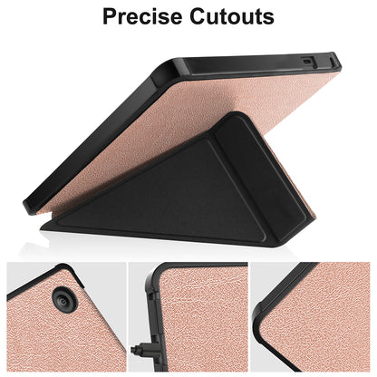 Auto Wake/Sleep Function Origami Stand PU Leather Case Cover for Kobo Sage