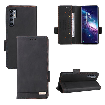 For TCL 20 Pro 5G PU Leather Phone Case Shockproof Phone Cover Folio Flip Case with Stand Wallet