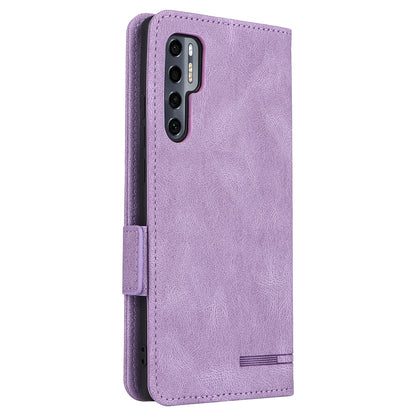 For TCL 20 Pro 5G PU Leather Phone Case Shockproof Phone Cover Folio Flip Case with Stand Wallet