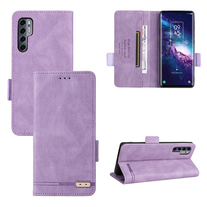 For TCL 20 Pro 5G PU Leather Phone Case Shockproof Phone Cover Folio Flip Case with Stand Wallet