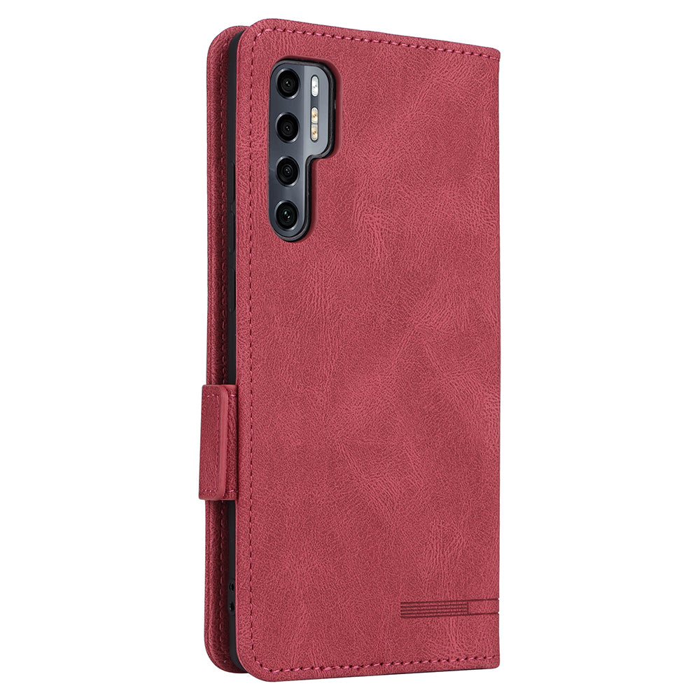 For TCL 20 Pro 5G PU Leather Phone Case Shockproof Phone Cover Folio Flip Case with Stand Wallet