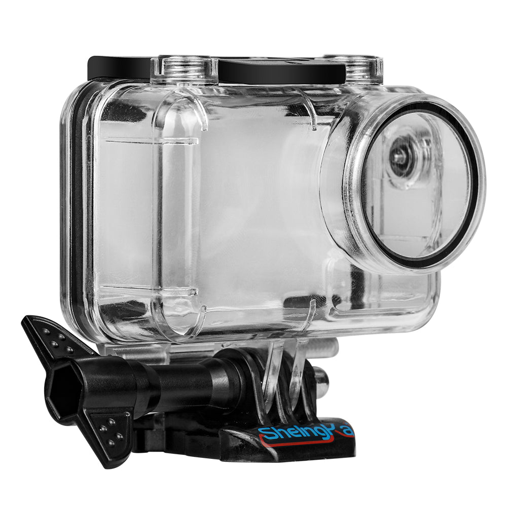 SHELNGKA FLW306 Waterproof Case Housing Case Diving Protective Housing Shell 40 Meter for DJI Osmo Action Camera