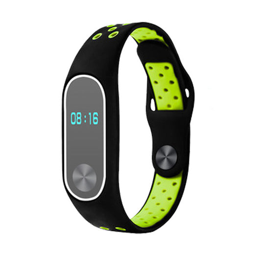 Two-tone Silicone Watch Band Strap for Xiaomi Mi Band 2