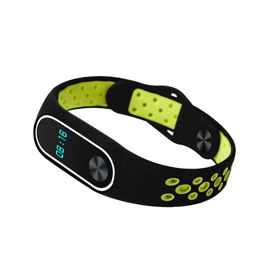 Two-tone Silicone Watch Band Strap for Xiaomi Mi Band 2