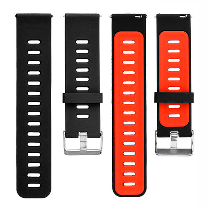 22mm Two-tone Silicone Watch Band Strap for Xiaomi Huami Amazfit