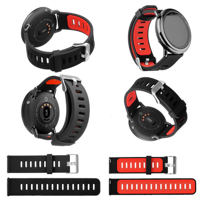 22mm Two-tone Silicone Watch Band Strap for Xiaomi Huami Amazfit