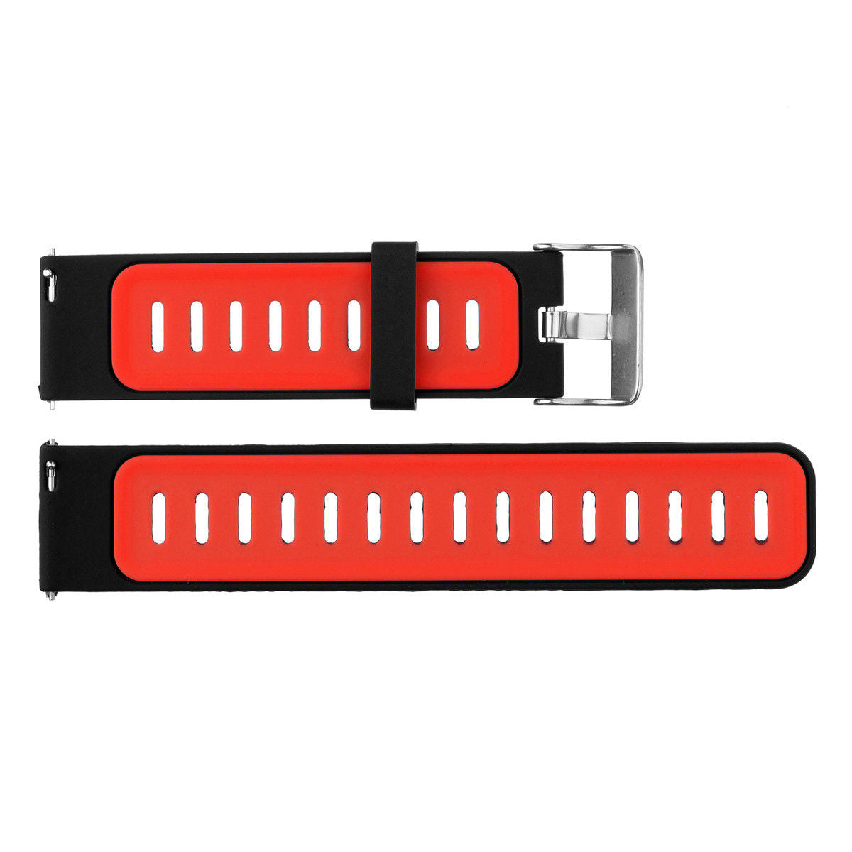 22mm Two-tone Silicone Watch Band Strap for Xiaomi Huami Amazfit