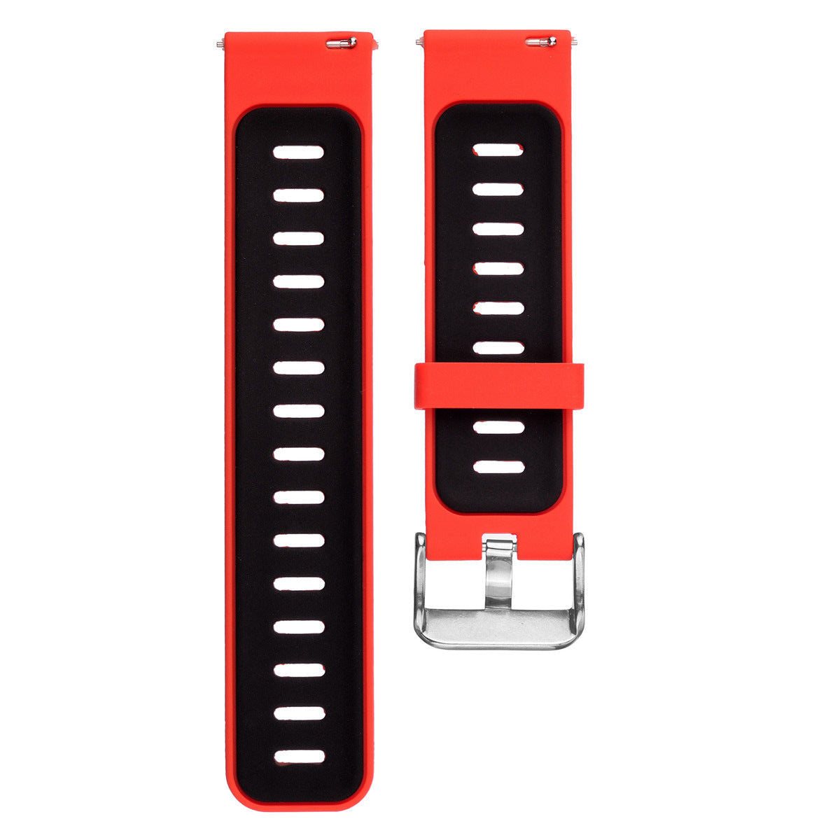 22mm Two-tone Silicone Watch Band Strap for Xiaomi Huami Amazfit