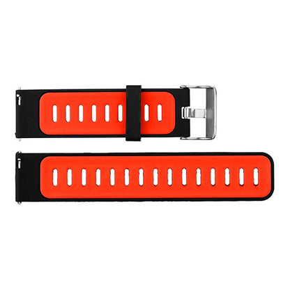 22mm Two-tone Silicone Watch Band Strap for Xiaomi Huami Amazfit