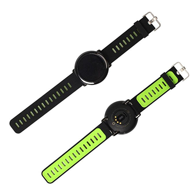 22mm Two-tone Silicone Watch Band Strap for Xiaomi Huami Amazfit