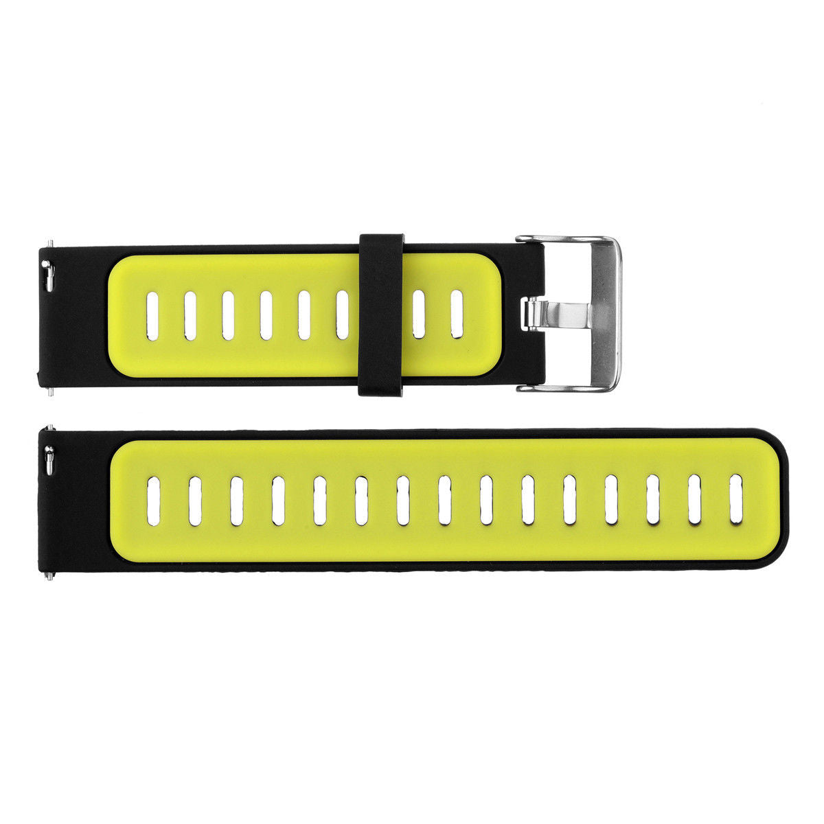 22mm Two-tone Silicone Watch Band Strap for Xiaomi Huami Amazfit