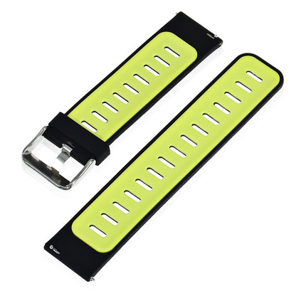 22mm Two-tone Silicone Watch Band Strap for Xiaomi Huami Amazfit