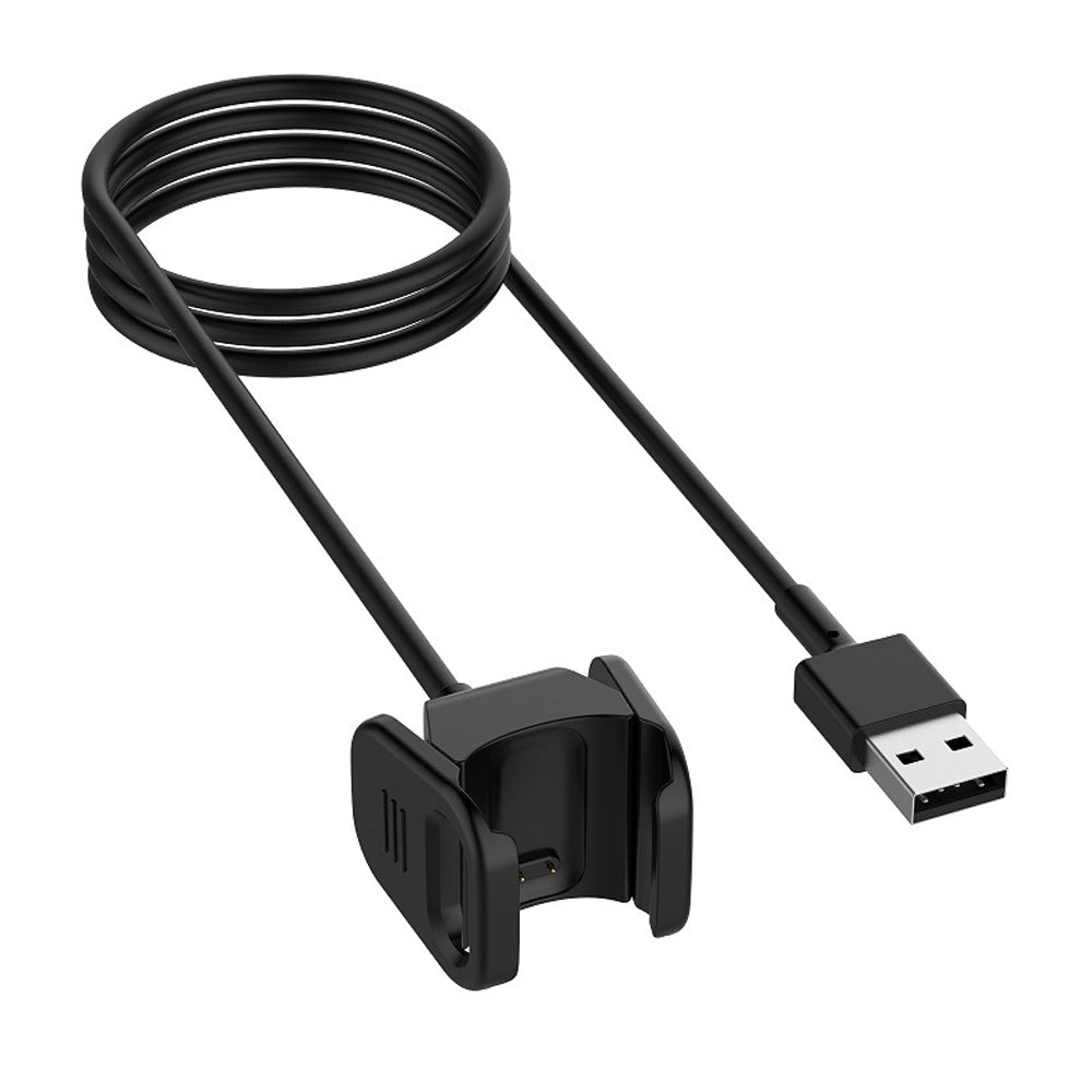 USB Charger Charging Cable Cradle Dock Adapter for Fitbit Charge 3 Smart Wristband (1m)