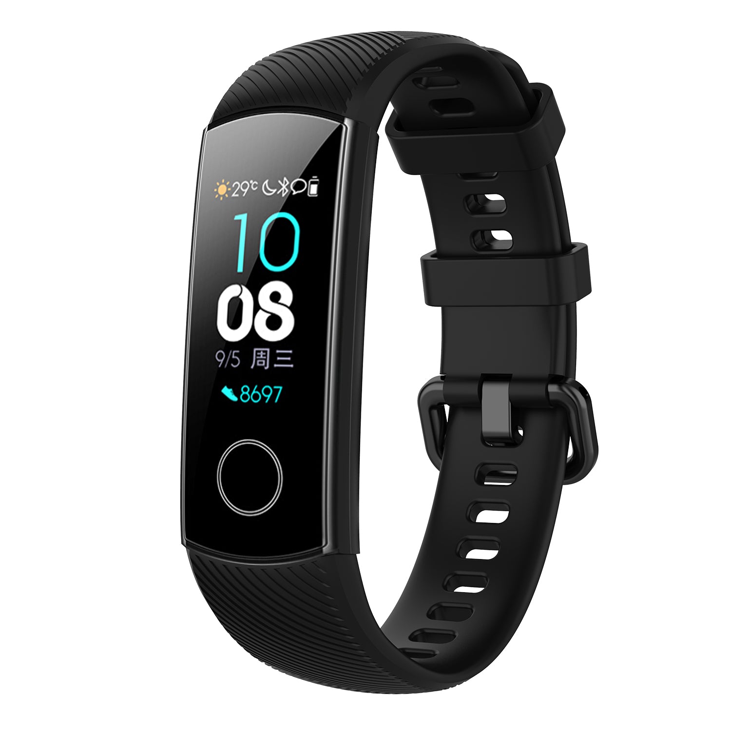 For Huawei Honor Band 4 Silicone Watch Wrist Band Replacement, Length: 95.6+124.8mm