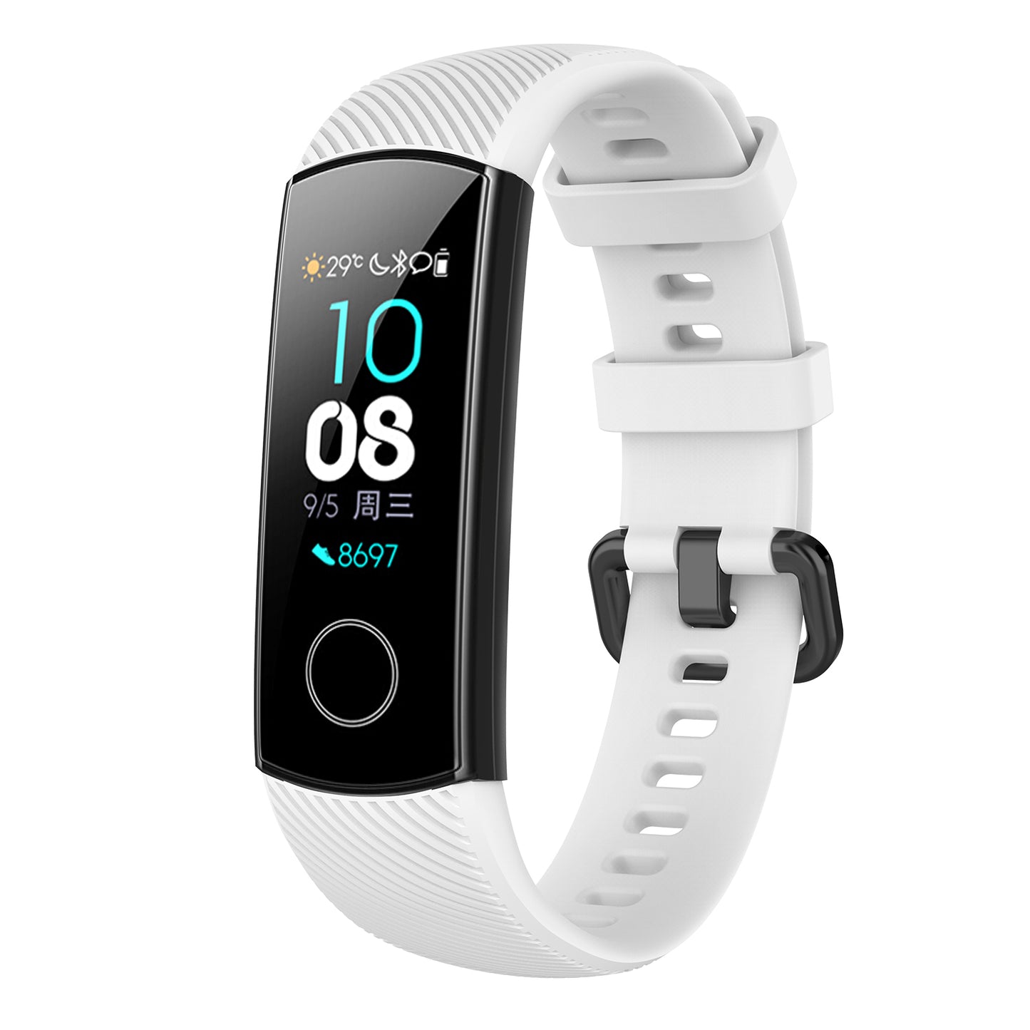 For Huawei Honor Band 4 Silicone Watch Wrist Band Replacement, Length: 95.6+124.8mm