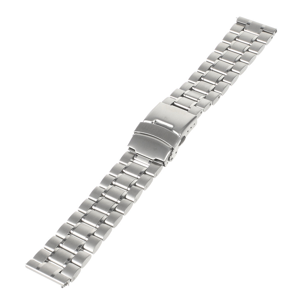 22mm Stainless Steel Watch Band with Spring Bars for Moto 360 2nd 46mm/Samsung R380/Pebble Tim etc