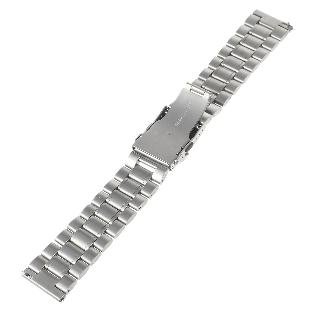 22mm Stainless Steel Watch Band with Spring Bars for Moto 360 2nd 46mm/Samsung R380/Pebble Tim etc