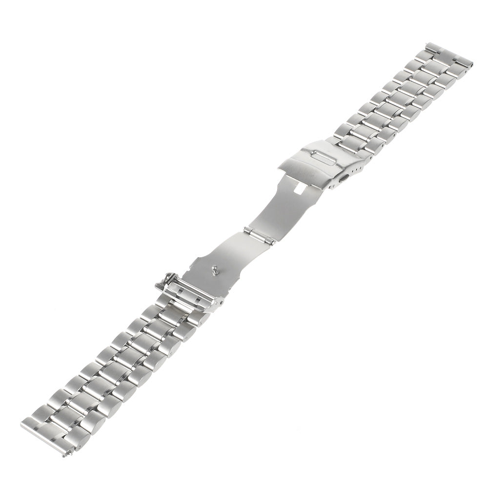 22mm Stainless Steel Watch Band with Spring Bars for Moto 360 2nd 46mm/Samsung R380/Pebble Tim etc