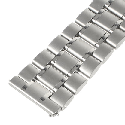 22mm Stainless Steel Watch Band with Spring Bars for Moto 360 2nd 46mm/Samsung R380/Pebble Tim etc