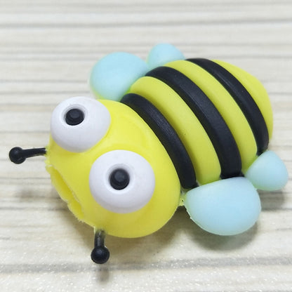 Cute Insect Pattern Charging Cord Protector USB Data Wire Protection Cover